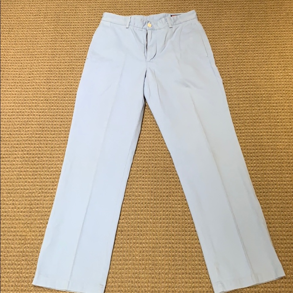 Vineyard Vines Khaki Club Pant 30x32 Light Blue